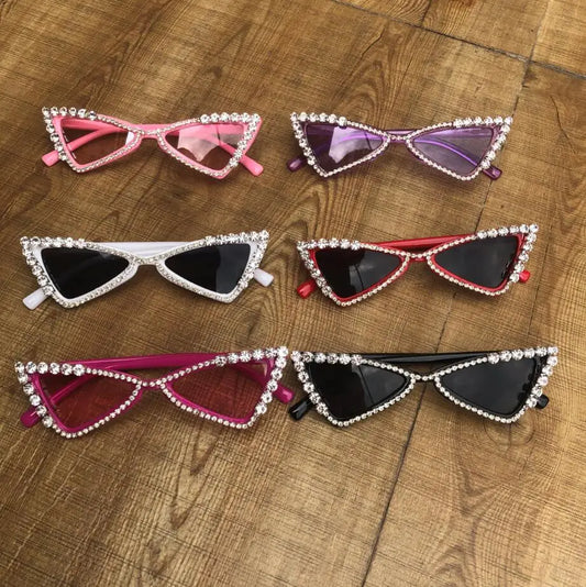 Crystal Studded Super Star Shades UV400