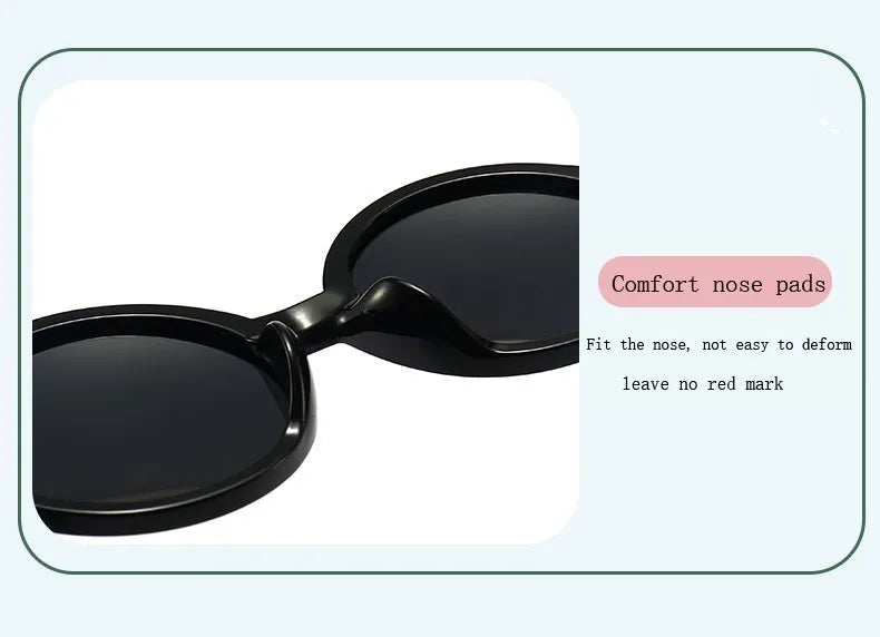 Flexible Silicon Sunglasses Round French Style Circle Stye Polarized UV400