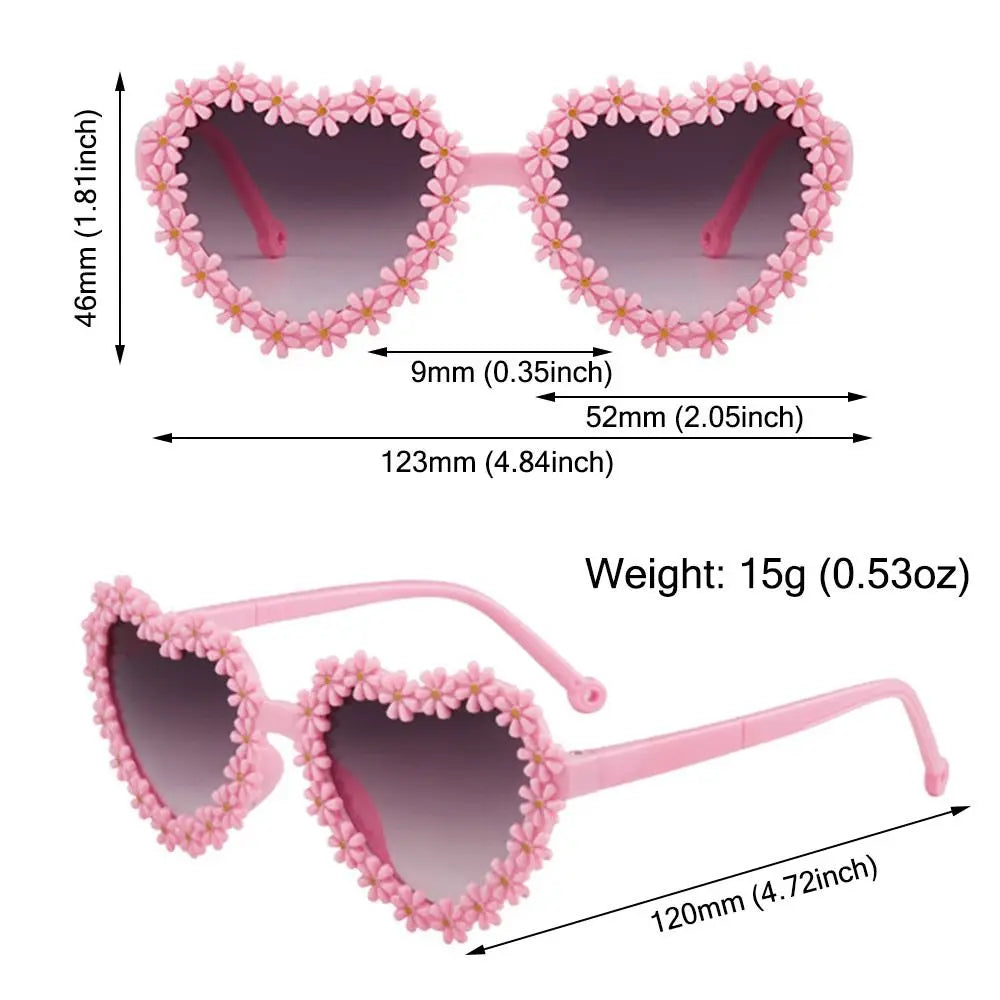 Heart-Shaped Daisy Sunglasses For All The Beautiful Toddlers