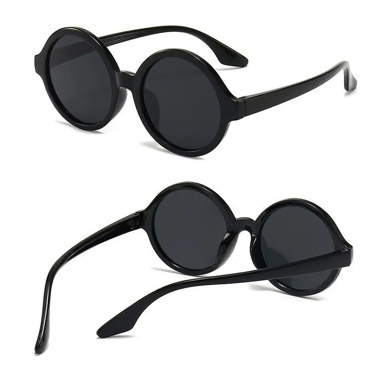 Flexible Silicon Sunglasses Round French Style Circle Stye Polarized UV400